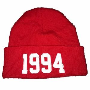FINAL PRICE Red “1994” beanie